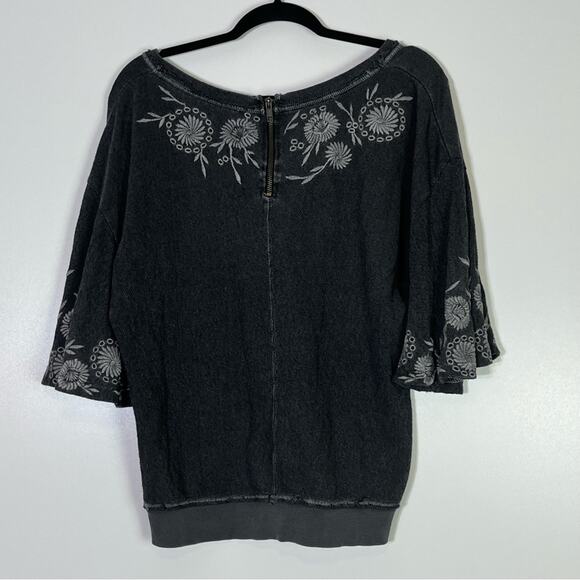 FREE PEOPLE Embroidered Pullover Sweater Size Small EUC - Picture 6 of 8